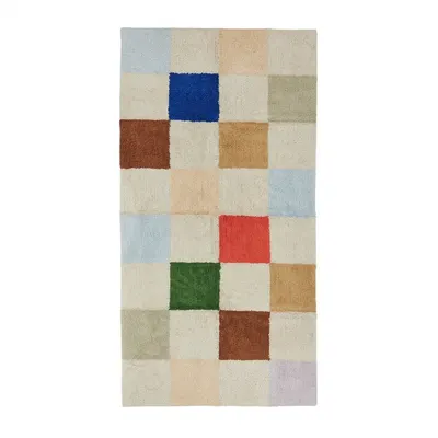 Covor pentru copii din bumbac 84x168 cm Chess – OYOY Mini