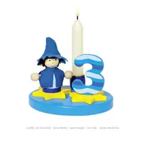 Set decorativ din lemn pentru tort cu cifre de la 0 la 9