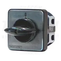 Intrerupator manual, ON-OFF TK-259/2 400V, 50Hz, 25A, 2P, 7,5kW, 48×48mm, 90°