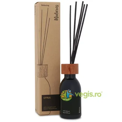 Difuzor Natural cu Betisoare din Trestie Citrus 100ml