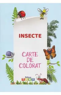 Insecte. Carte de colorat