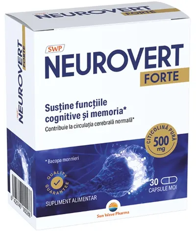 Neurovert Forte, 30 capsule, Sun Wave Pharma