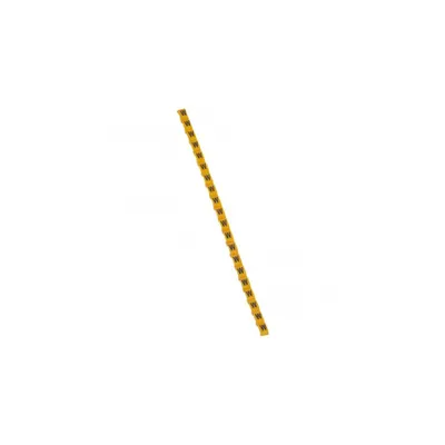 Eticheta Duplix - negru capital letter on yellow backgrotund - ''W''