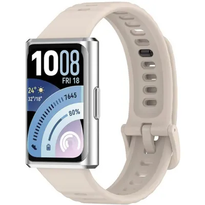 Curea Fitness pentru Huawei Band 11/11 Pro, Sport, Ajustabila, Silicon confortabil, Starlight Engros