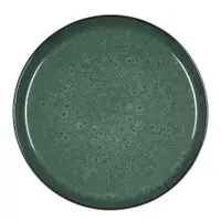 Farfurie verde/neagră din gresie ø 27 cm Gastro Green/Black – Bitz