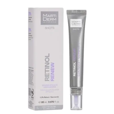 Gel fluid regenerant cu retinol si niacinamide Renew Shots, Martiderm | 20 ml