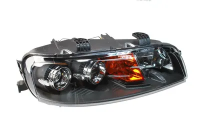 Far Dreapta (halogen, H7/H7, electric, fara motoras, culoare insertie: gri, culoare semnalizator: galben) potrivit FIAT PUNTO, PUNTO EVO/HATCHBACK