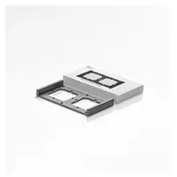 Cadru dublu de montare Sonoff M5-80 pentru instalarea intrerupatoarelor de perete - alb 6920075777949