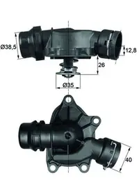 Termostat lichid racire (88 C, in carcasa) potrivit BMW 5 (E39), 7 (E38) 3.0D 08.98-05.04