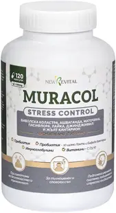 Stress Control Pentru stres, insomnie și anxietate, 120 capsule, Muracol
