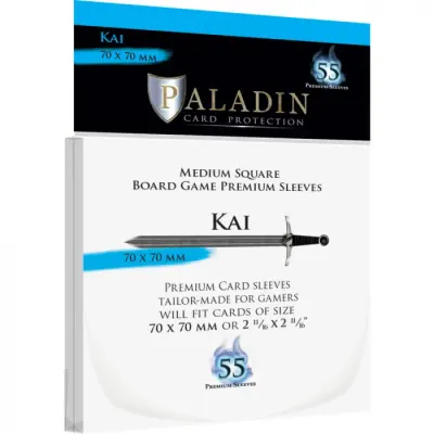 Paladin Card Sleeves: Kai - Medium Square - 7 x 7 cm