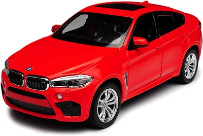 Mașină Rastar Diecast - BMW X6M, 1:24, roșie