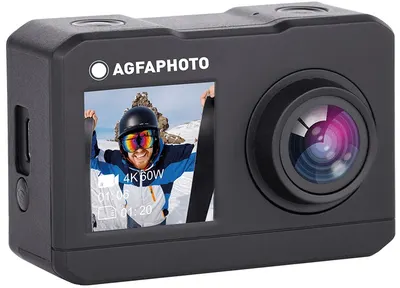 Cameră de acțiune AgfaPhoto - Realimove Dual, 2.7K, 16MPx, neagră