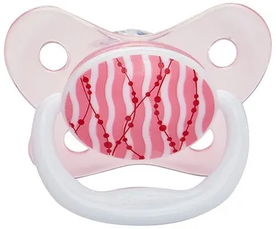 Suzetă ortodontică din silicon Dr. Brown's - PreVent, flori, 6-12 luni
