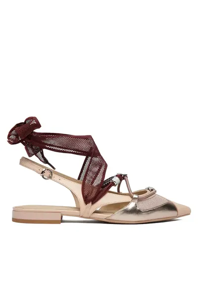 Pantofi dama SD0547 P003 - Piele naturala - Bej