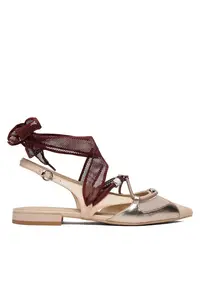 Pantofi dama SD0547 P003 - Piele naturala - Bej