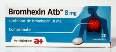 Bromhexin 8 mg, Antibiotice SA | 20 comprimate