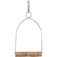Leagan Arc Pentru Pasari, Lemn/Metal 15x25 cm
