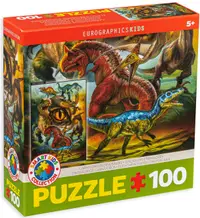 Puzzle Eurographics din 100 de piese – Dinozauri carnivori