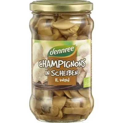 Ciuperci champignion feliate bio 280g Dennree