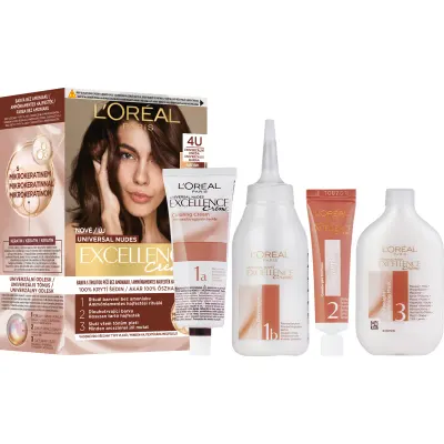 L’Oréal Paris Excellence Universal Nudes Culoare permanenta pentru par culoare 4U 1 buc