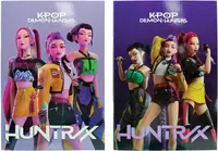 Caiet GIM K-Pop Demon Hunters - Huntrix Lilac, B5, 40 foi, sortiment