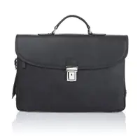 Geantă din piele pentru bărbați Ferruccio Laconi Brief, negru