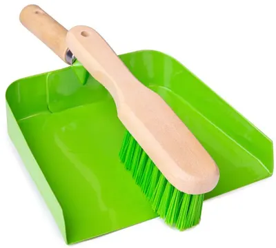 Set de jucării Bigjigs - Scobitor de firimituri și perie