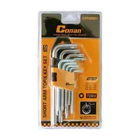 Conan COT62092 Set chei negative (imbus) Torx T10-T50 / 9 piese