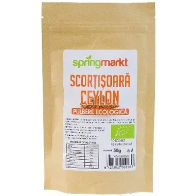 Pulbere de scortisoara Ceylon ecologica, 50g, Springmarkt