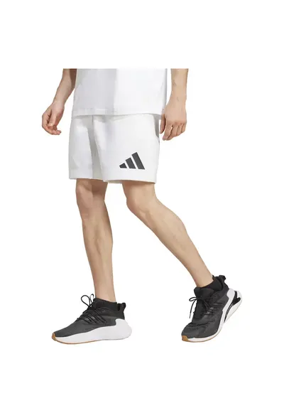 Pantaloni scurti sport - adidas - ZNE Shorts - trei straturi - alb - poliester-bumbac