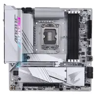Placa de baza Gigabyte B760M AORUS ELITE X AX, micro ATX, compatibila cu procesoare Intel Gen 13 si 14, fara radiator, Second Hand