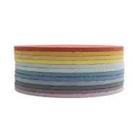 Set 12 covorase din spuma pentru sezut Betzold culori pastel