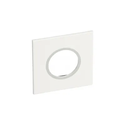 Placa Arteor - French/German standard - rotund - 2 or 2 x 1 module - alb
