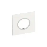 Placa Arteor - French/German standard - rotund - 2 or 2 x 1 module - alb