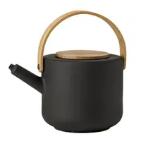Ceainic negru din gresie ceramică 1,25 l Theo – Stelton