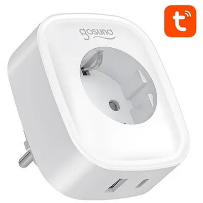 Priza inteligenta WiFi/Bluetooth SP6 16A USB-C 20W Tuya Gosund 6977038680389