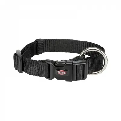 Zgarda pentru caini Premium L-XL Neagra 40-65 cm 25 mm