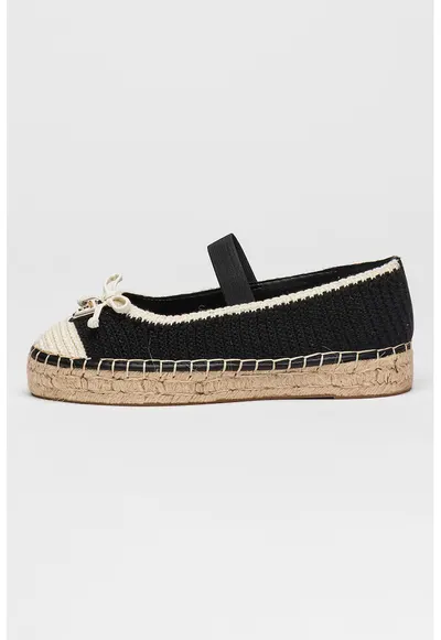 Pantofi loafer din material textil cu elastic - Maro nisip