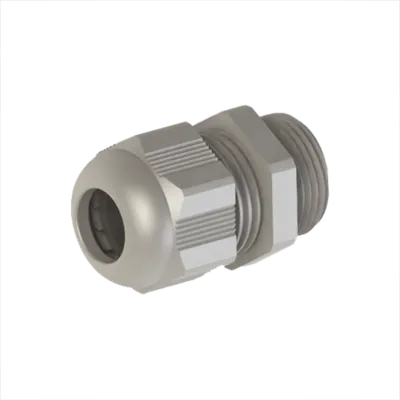 Presetupa, long thread, PG09, 4-8mm, PA6, light grey RAL7035, IP68