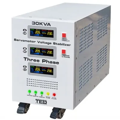 Stabilizator tensiune 30KVA 24KW, Trifazat, TED