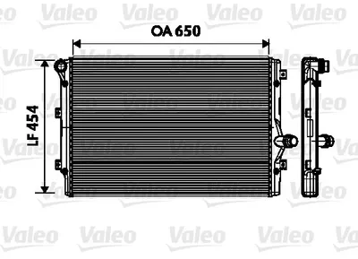Radiator Motor Potrivit Audi A3, Tt; Seat Altea, Altea Xl, Leon, Toledo Iii; Skoda Octavia Ii, Superb Ii, Yeti; Vw Beetle, Caddy Alltrack, Caddy Alltrack Minivan, Caddy Iii 1.4-2.0d