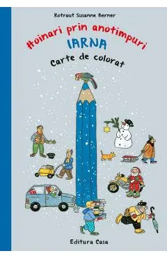 Hoinari prin anotimpuri: Iarna. Carte de colorat