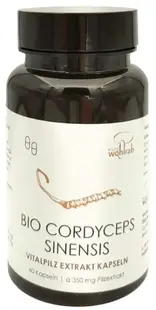 Ciupercă vitală Cordyceps Sinensis, 60 capsule, Pilze Wohlrab