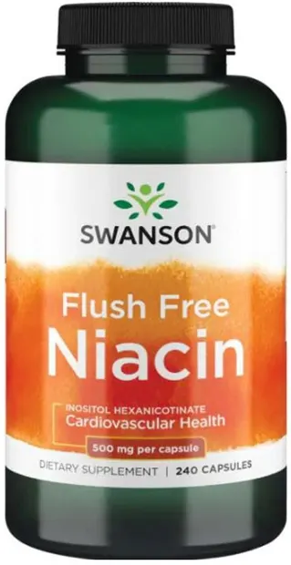 Flush Free Niacin, 500 mg, 240 capsule, Swanson