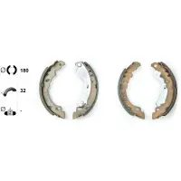 Set saboti frana TEXTAR 91064600
