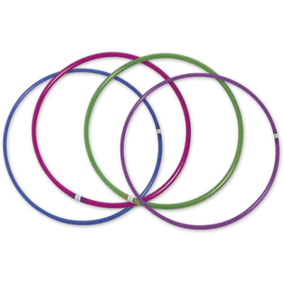 Cerc gimnastica Hula Hop 80 cm Sclipici