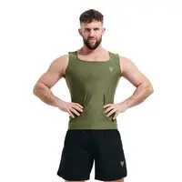 Vesta de transpirație pentru bărbați RDX M1 REACH OEKO-TEX 100 Verde militar 3XL