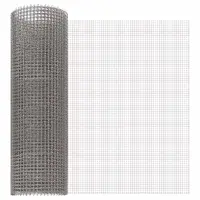 vidaXL Ecran din plasă 40 x 500 cm 3 Mesh Oțel Inoxidabil 201 Argintiu