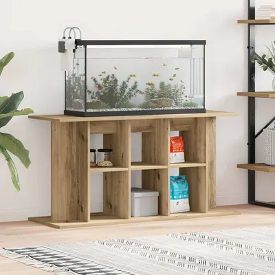 vidaXL Suport pentru acvariu, stejar artizanal, 120x40x60 cm, lemn stratificat